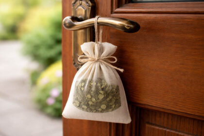 Κρέμασε ένα πουγκί με βασιλικό στην εξώπορτα: Που χρησιμεύει σύμφωνα με το Φενγκ Σούι