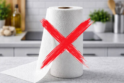 4 επιφάνειες που δεν πρέπει ποτέ να καθαρίζεις με χαρτί κουζίνας