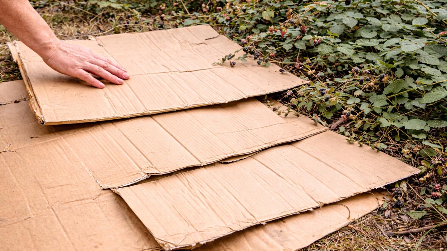 Αντίο στα βάτα: Η μέθοδος με το χαρτόνι που προτείνουν οι κηπουροί