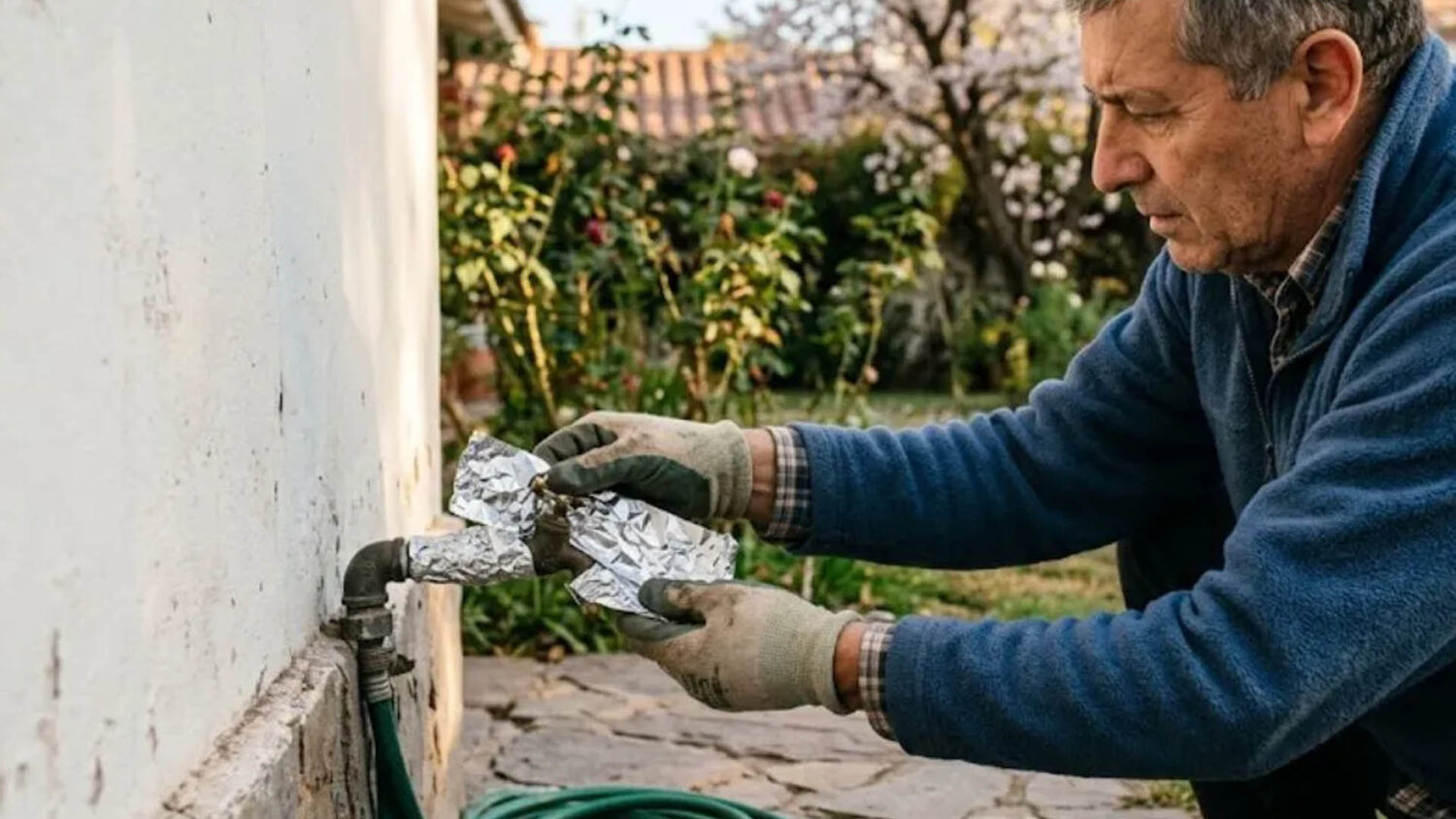 Γιατί τυλίγουν τις βρύσες με αλουμινόχαρτο και τι μπορεί να βοηθήσει να καθαρίσει