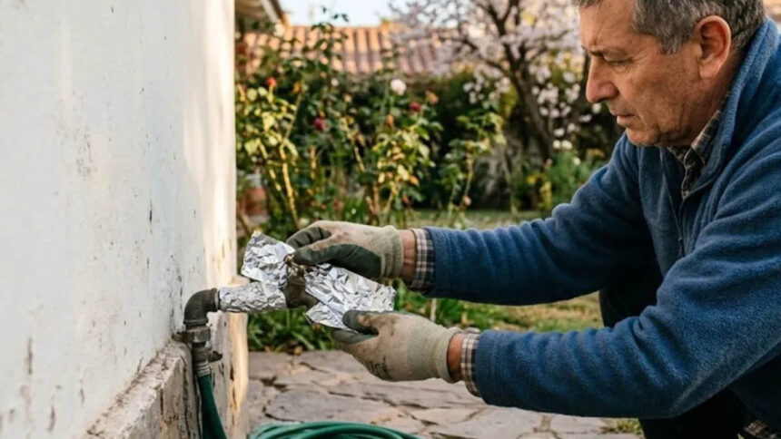 Γιατί τυλίγουν τις βρύσες με αλουμινόχαρτο και τι μπορεί να βοηθήσει να καθαρίσει