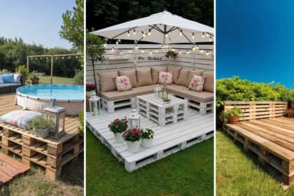 19 Decks από παλέτες για τον κήπο που μπορείς να φτιάξεις μόνος σου μέσα σε ένα Σαββατοκύριακο