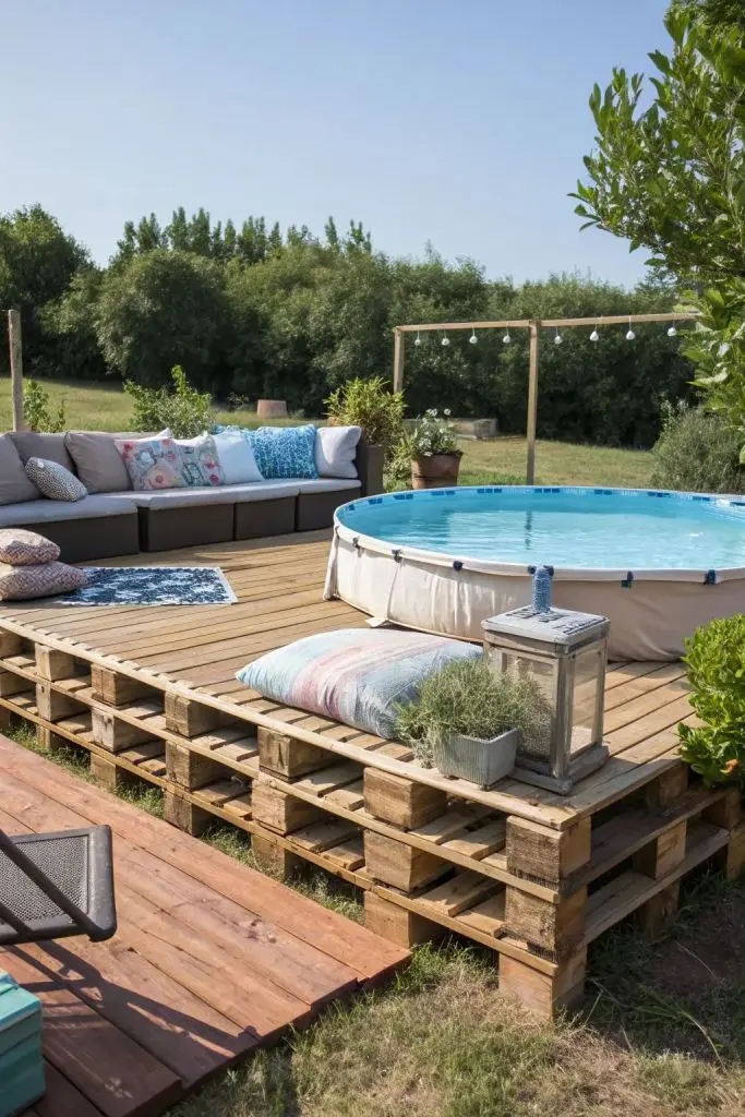 19 Decks από παλέτες για τον κήπο που μπορείς να φτιάξεις μόνος σου μέσα σε ένα Σαββατοκύριακο 12 Decks από παλέτες για τον κήπο που μπορείς να φτιάξεις μόνος σου