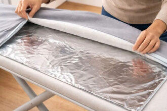 Το απλό κόλπο με αλουμινόχαρτο που κάνει το σιδέρωμα πολύ πιο εύκολο